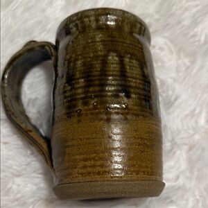Large handmade coffee cup